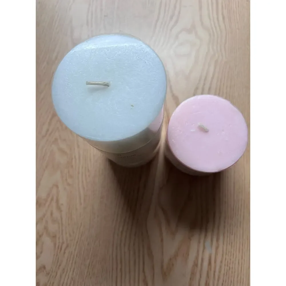 New Threshold Bundle of 2 Candles Peony& Cherry🍒Blossom 3”x3” Soft Cotton 6”x3”